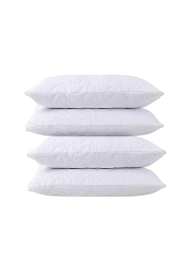 Kapitone Fermuarlı Su Geçirmez Sıvı Geçirmez Yastık Alezi Yastık Koruyucu Beyaz