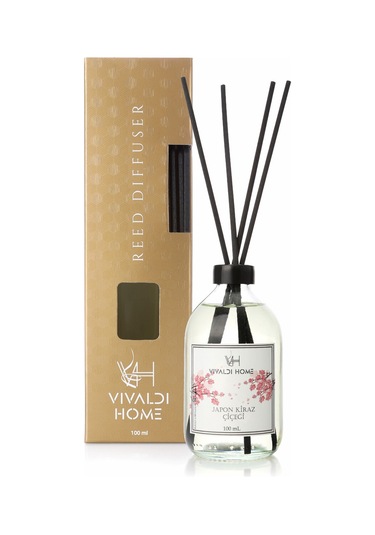 Vivaldi Home Japon Kiraz Çiçeği Çubuklu Oda Kokusu Esansiyel Uçucu Yağ 100 ML