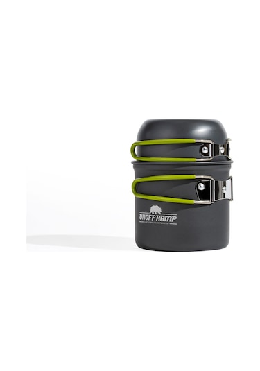 Kamp Tencere Seti 1-2 Kişilik Kamp Potu Çok Renkli