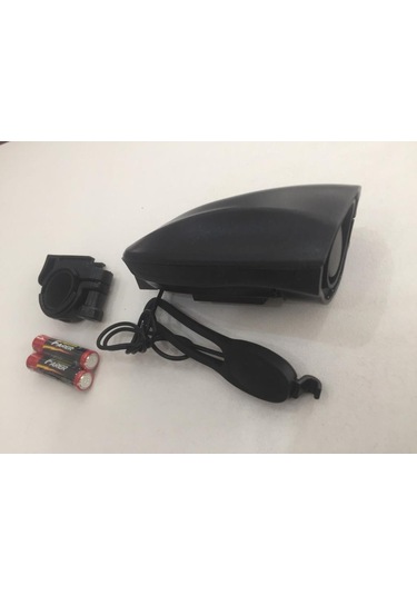 Elektronik Siren Bisiklet Kornası Yüksek Ses 120 Desibel Siyah