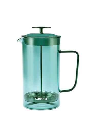 Karaca Valentina Borosilikat Cam French Press 1000 ml Green