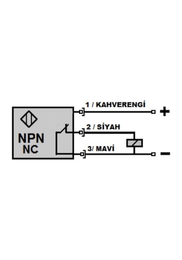 Mefa Muk15-s30-nk ,m30/15cm Npn-nc 3-kablo Kapasitif Sensör