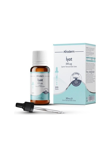 Miraderm İyot İçeren Takviye Edici Gıda 30 Ml