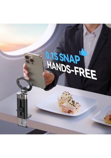 Joyroom Jr-zs413 Taşınabilir Manyetik Seyahat Telefonu Tutucu Siyah