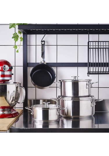 Kitchenaid Çelik Tencere Seti 20-24 Cm Tencere & 16 Cm Sosluk Diğer