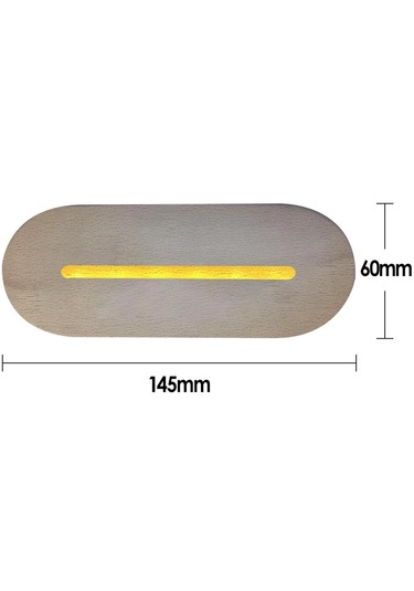 Suntek Led Gece Işığı Ahşap Taban Tutucu Sıcak-beyaz Sıcak Beyaz Diğer