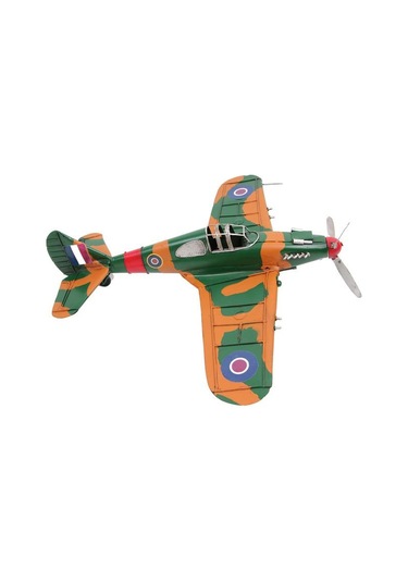 Metal Uçak Dekoratif Hediyelik