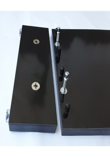 Lüks Parlak Siyah Mdf 15 Cm  Ekran Yükseltici Stand 5222