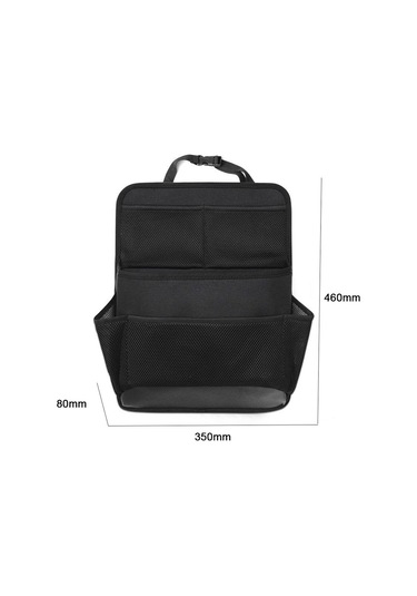 Youmex Geniş Kapasiteli Ağ Cep Ve Pratik Tasarımlı Araç İçi Organizatör Çantası - Siyah