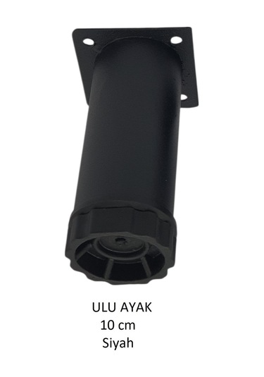 Ulu Ayak 10cm Vidalar Dahil Siyah Siyah