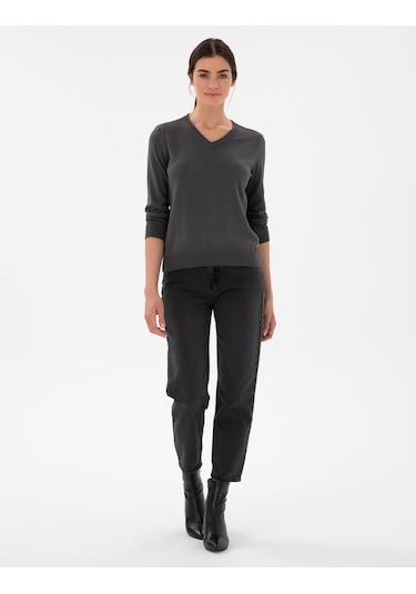Pierre Cardin Kadın Antrasit Kazak /triko 50300803-vr006 Antrasit