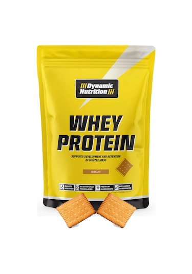 Dynamic Whey Protein Tozu - 420 G X 2 840 G - 28 Servis - Bisküvi