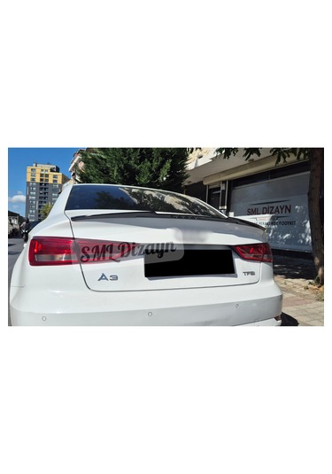 Audi A3 Sedan Yarasa Spoiler Spoyler 2013-2020 Parlak Siyah