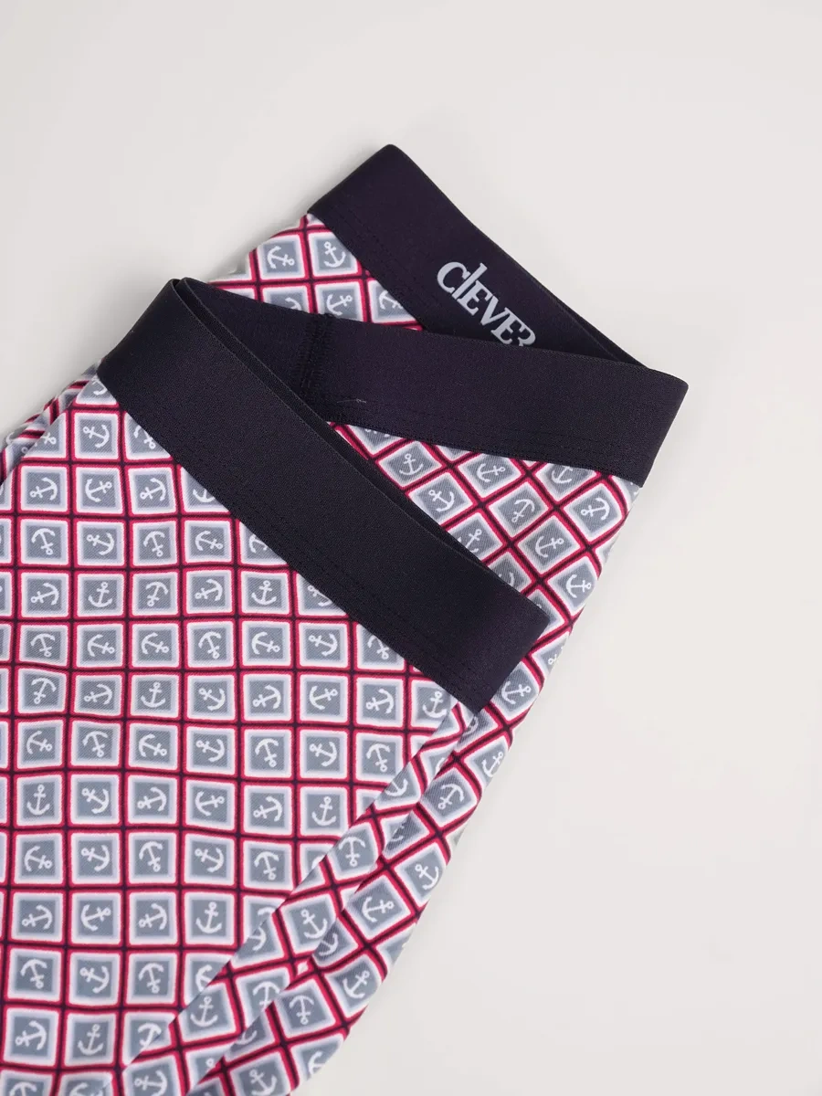 Clever Wear Desenli Boks Külotları 448981106 Mavi