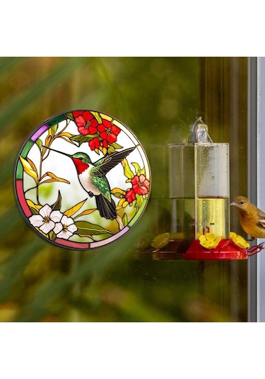 Suntek Sinek Kuşu Cam Çıkartması Çıkartması Dekoratif,