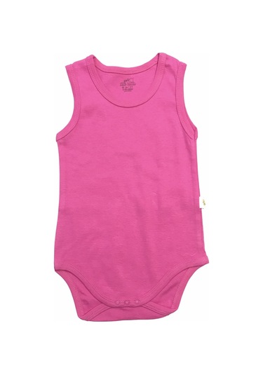 Mini Damla Body Askılı Penye Fuşya