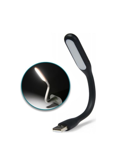 Laptop Usb Led Lamba- Esnek Led Işık Okuma Lambası Powerbank Usb