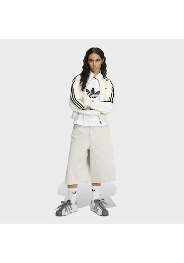 Adidas Firebird Kadın Krem Jean Ceket Kd2892 Krem