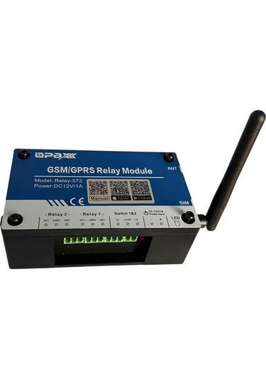 Relay-572 Gsm / Gprs Röle Modülü Mobil Uygulama İle Bariyer / Kap