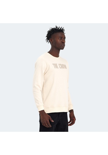 The Crow THE CROW Erkek  Ekru Sweatshirt