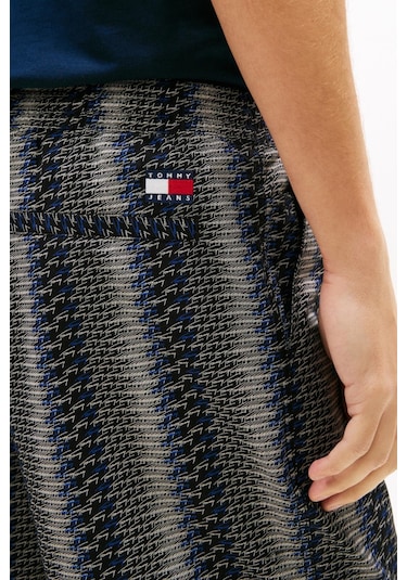 Tommy Hilfiger Tjm Erkek Siyah Aop Kısa Chino Şort-13818 Siyah
