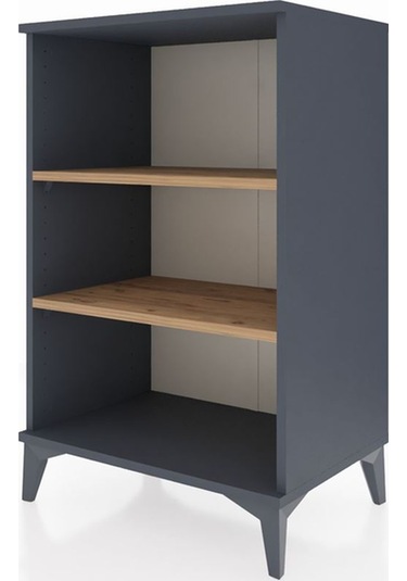 Hyperion Komodin 2 Raflı 60x44x96 Antrasit-çam Antrasit