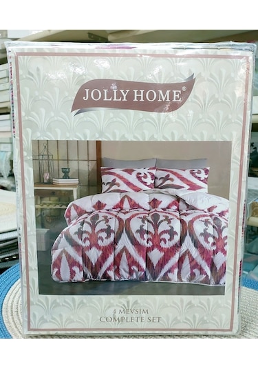 Jolly Home 4 Mevsim Tek Kişilik Kapitoneli Nevresim Takımı-arya F