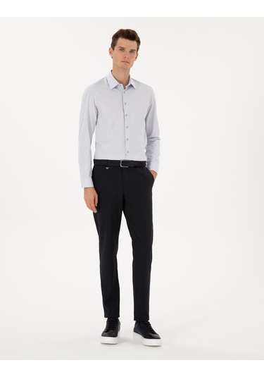 Pierre Cardin Erkek Gri Gömlek Desenli 50312330-vr024 Gri