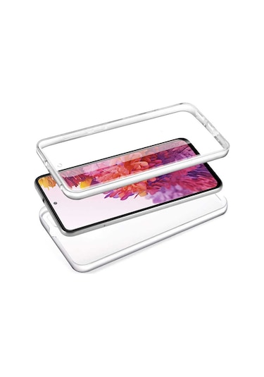 Xiaomi Mi 11 Lite Kılıf Enjoy 360 Derece Tam Kaplayan Silikon Renksiz
