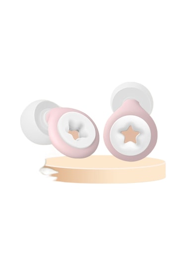 Loop Sessiz Gürültü Azaltıcı Kulak Tıkacı Süper Yumuşak Beyaz Pembe