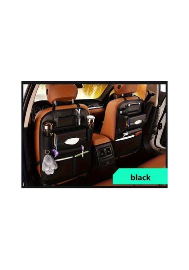 Chuangyinshop Coffee 1 - 1 Adet Araç Kolçak Düzenleyici, Çok Cepli Kahve Tutuculu Dayanıklı Pu Saklama Çantası