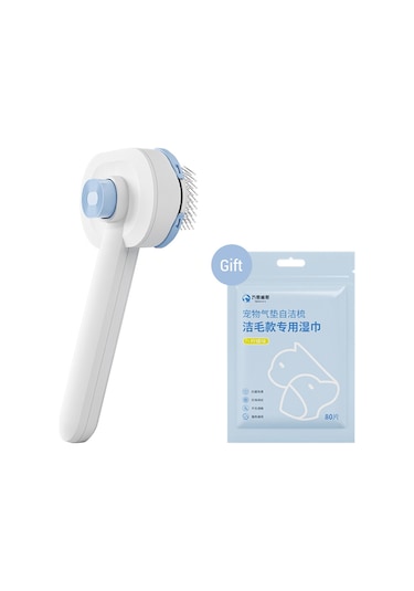 Geekyou Kedi Köpek Universal Abs Paslanmaz Çelik Otomatik Temizleyici Tarak - Mavi Temizlik Modeli