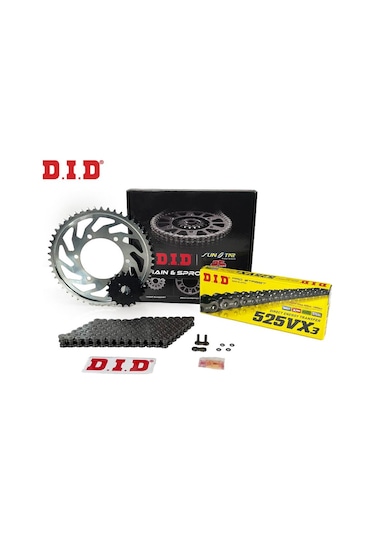 Did-jt 2000-2003 Suzuki Gsx-r 750 Srad Uyumlu Zincir Dişli Set Çelik Renk