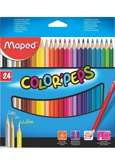 Maped Kuru Boya Kalemi Tam Boy 24'lü 183224