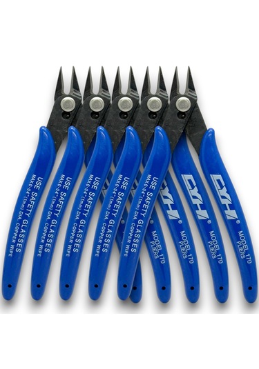 5 Adet - Model 170 Mini Yan Keski Elektronikçi Tip Hassas Ve Dip Kesimler