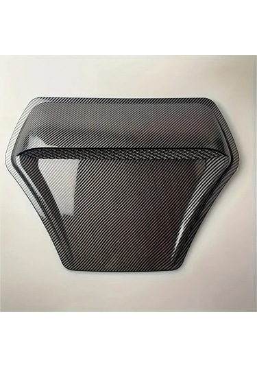 Hightower Universal Jdm Stil Parlak Abs Kaput Hava Emme Kapağı Karbon Fiber Görünüm