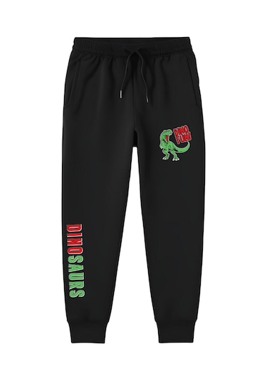 Fyk Kids Baskı Detaylı Cepli Paça Lastikli Erkek Çocuk Eşofman Altı 5'li - Çok Renkli