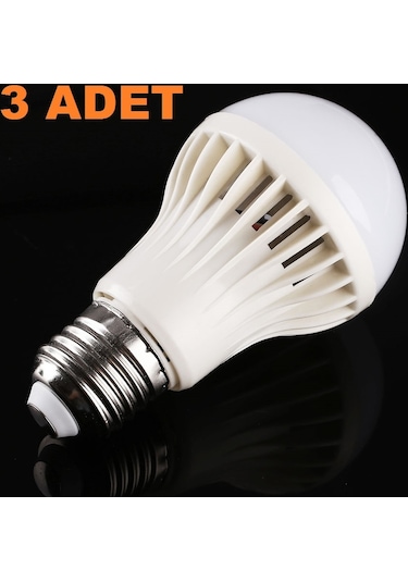 9W Enerji Tasarruflu Led Ampul ( 3 Adet )-