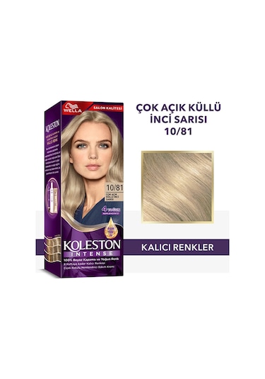 Koleston Intense Saç Boyası 10.81 Çok Açık Küllü İnci Sarısı