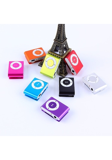 Geeksen Taşınabilir Su Geçirmez Spor Mp3 Çalar - Tf Kart Yuvası İle Kompakt Metal Müzik Çalar