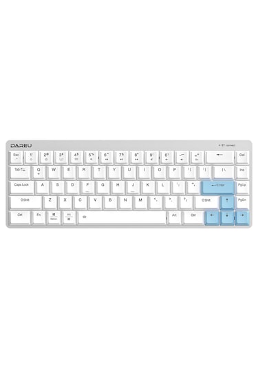 Dareu Ek868 White %65 Brown Low-profile Switch Bluetooth İngilizce Mekanik Gaming Klavye