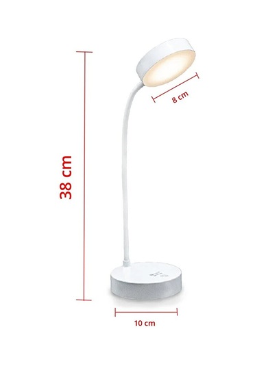Şarjlı Dokunmatik Led Çalışma Okuma Işığı Flexible Masa Lambası 3 Diğer