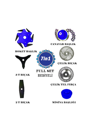 Eisenn Alman HARD 9.9 Hp Metal Şanzuman Yan Tipi Ot Çalı Tırpanı