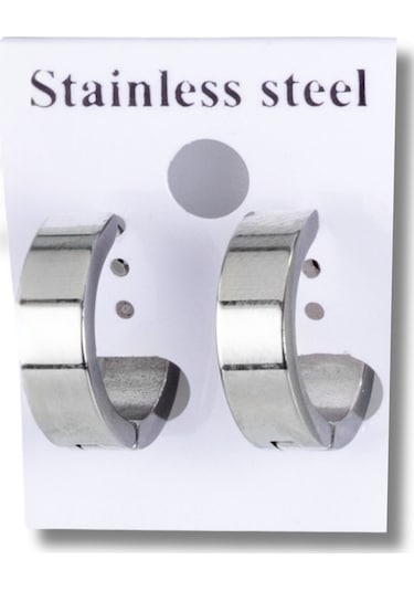 14 Mm Pirate Çelik Küpe Çelik