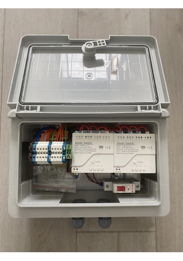 8 Kanal Wifi Vana Kontrol Panosu 24 Vac Vana Kontrol