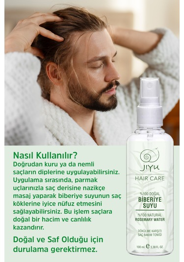 Biberiye Suyu Dökülme Karşıtı Saç Bakım Toniği