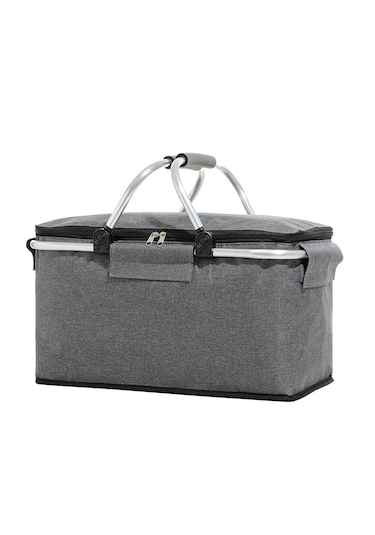 Eternal Luck Aile Açık Piknik Sepeti - Gri