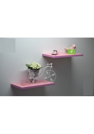 Peakdizayn Duvar Rafı 2'li 50 CM - Farklı Renk Seçenekleri