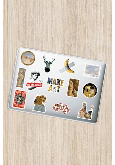 Art Sanat Dekoratif Laptop Notebook Tablet Telefon Sticker Set 18