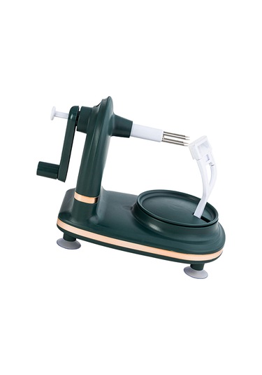 Dofolink El İşlemli Mutfak Aleti: El Sallayarak Elma, Armut, Patates Kabuklarını Hızlı Ve Verimli Kaldıran Çelik Ve Plastik Kabuk Kırıcı - Yeşil Renk Yeşil